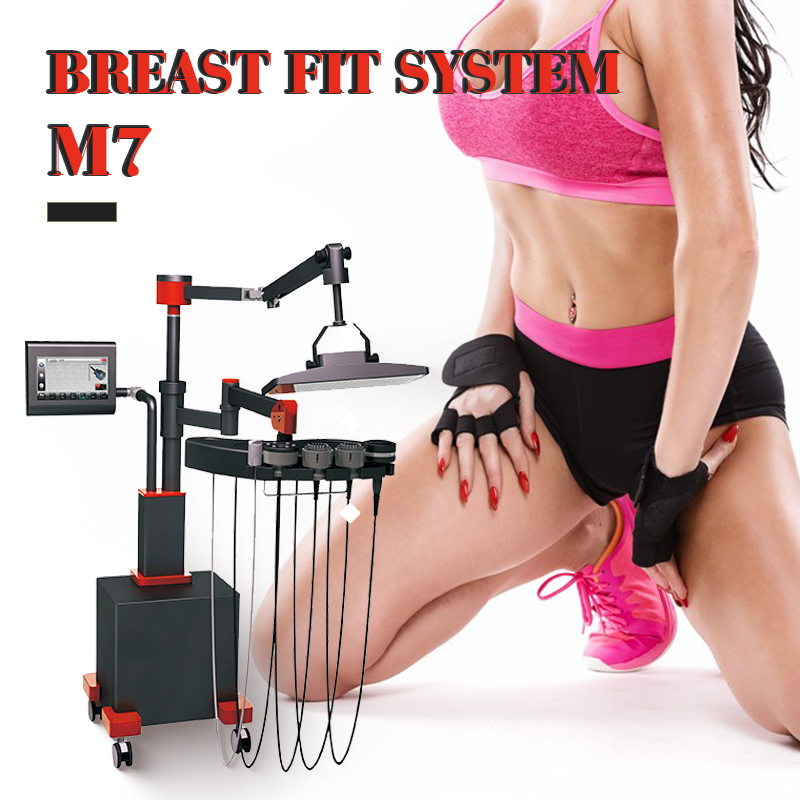Portable electric vibration cupping vacuum therapy lifting breast enlargement machine