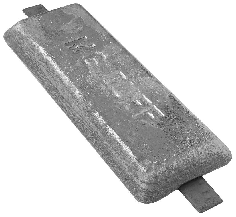 marine aluminum or magnesium boat sacrificial anode