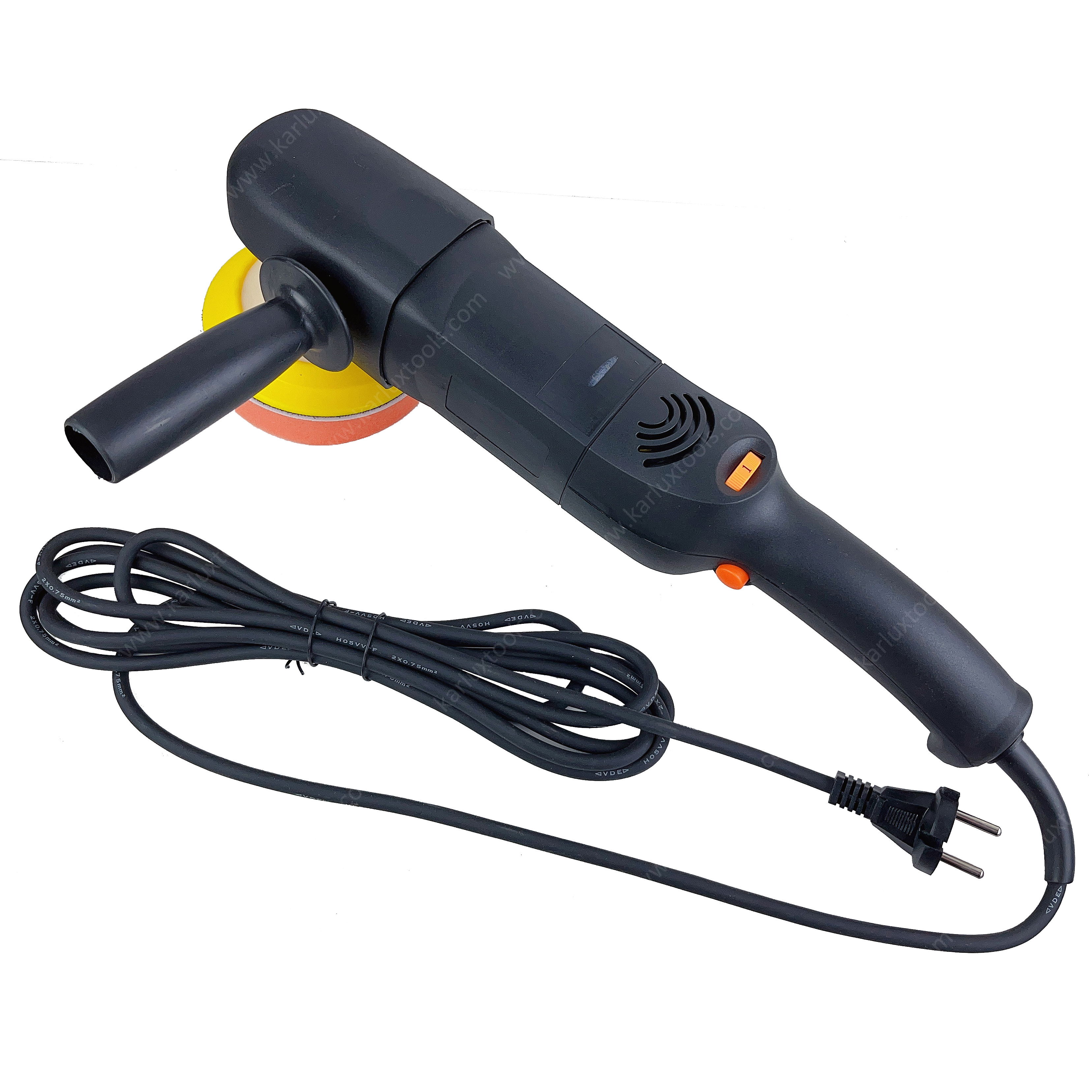 5 inch 800W Rotary Car Buffer Polisher Variable Speed 700-2500RPM Detachable Handle Perfect for Boat,Car Polishing and Waxing