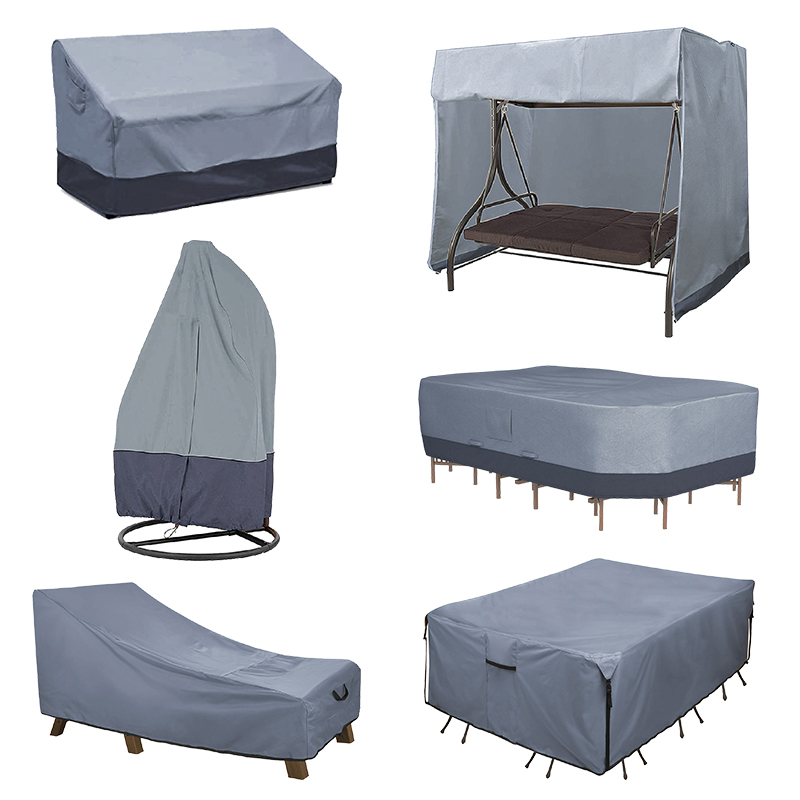 Oxford heavy duty fabric outdoor patio furniture dust proof waterproof uv protection sofa cover