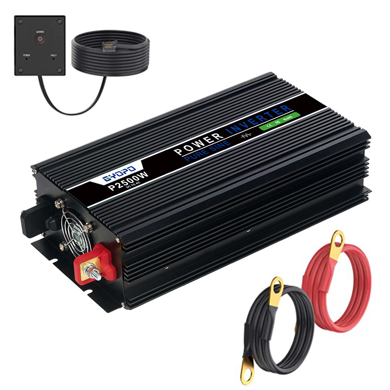 Pure Sine Wave Power Inverters 12V 24V 48V DC to AC 110V 220V 240V Off Grid Home Battery Charge Energy Outdoor Mini Car Inverter