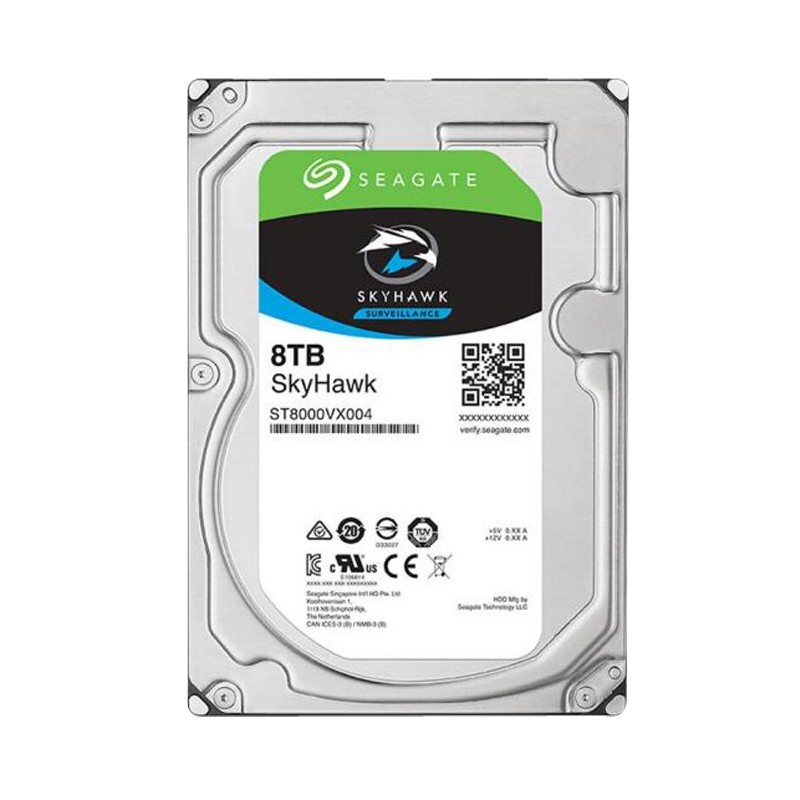 SkyHawk ST8000VX004 8 ТБ видеонаблюдения для жесткого диска SATA 6 ГБ/сек. 256 Мб 3,5 "NAS жестких дисков