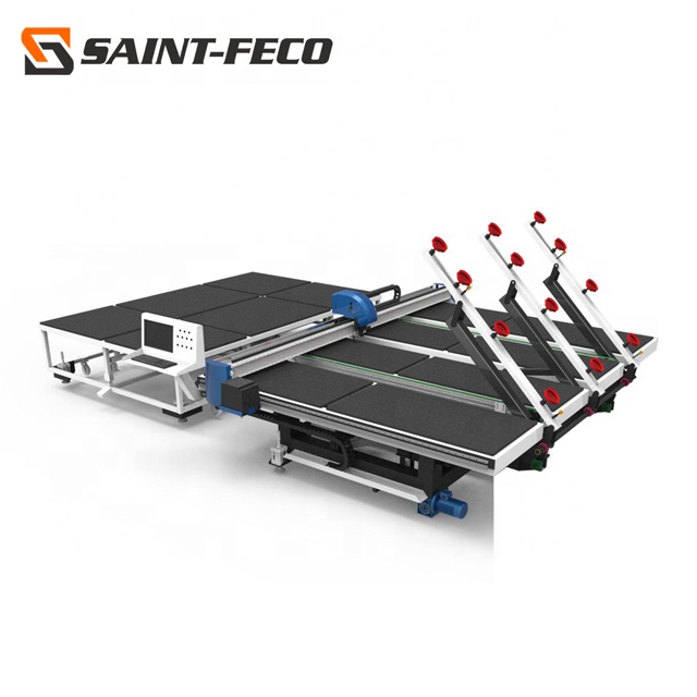 Arm automatic lifting type glass sheet cnc cutting machine for sale
