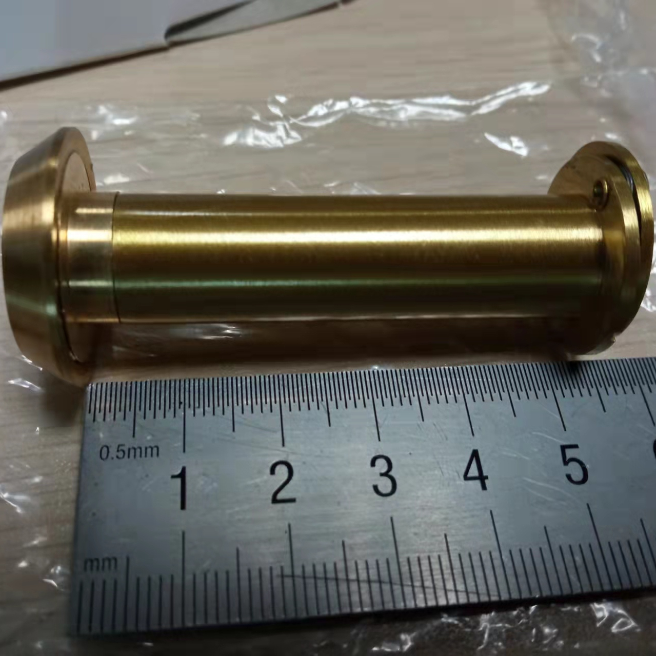 Наружный 180 градусов латунный дверной глазок Hyland OEM DV05, диаметр 14 мм, глазок деревянный дверной глазок