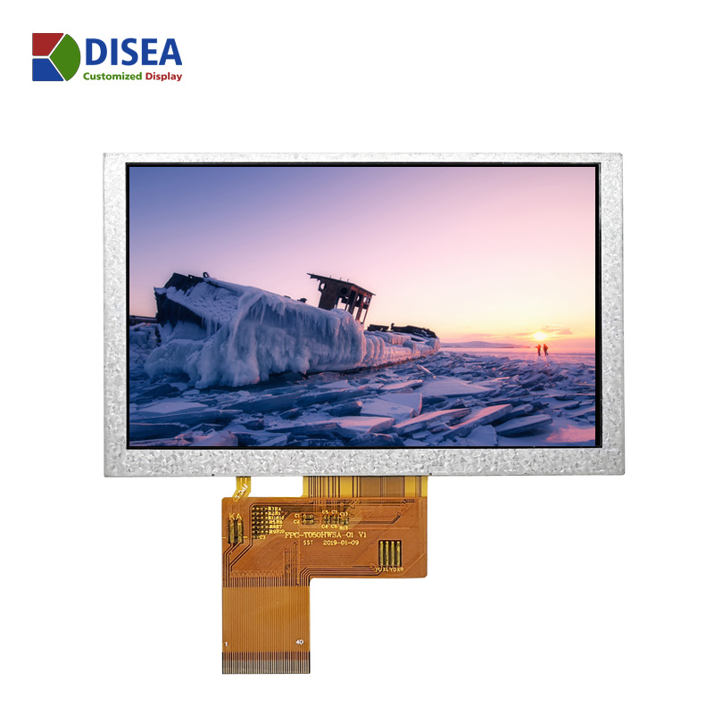 800*480 IPS экран RGB интерфейс 40PIN ST7262 5,0 дюймов IPS TFT ЖК-дисплей модуль с резистивной сенсорной панелью