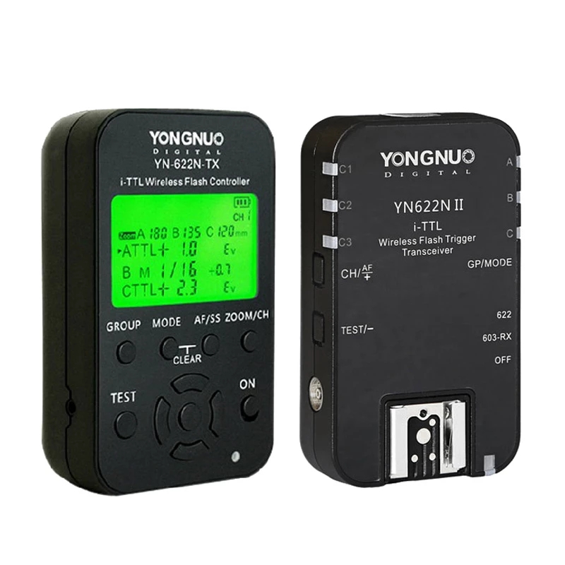 Светодиодная лампа для видеосъемки YONGNUO YN622N II YN622N-TX YN622N комплект i-TLL беспроводной приемопередатчик пускового механизма для Nikon камера для Светодиодная лампа для видеосъемки Yongnuo YN565 YN568 флэш-памяти