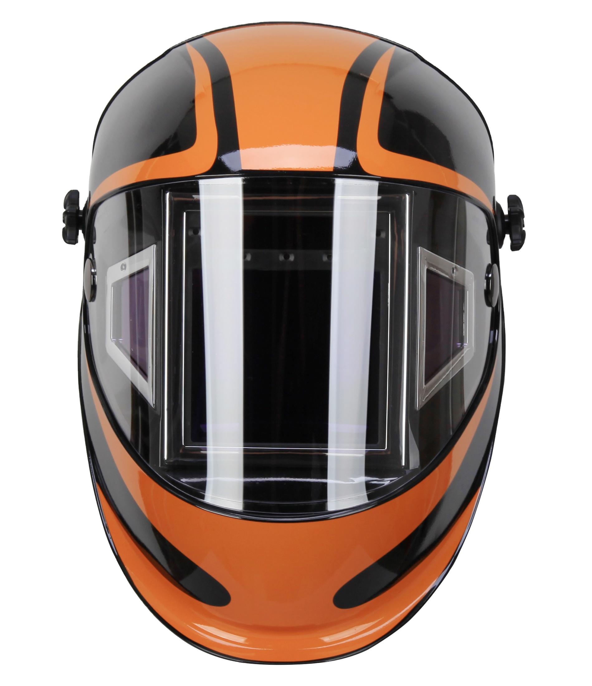 new type hot sell welding Helmet White Orange OEM Logo Power Protection Welding shield