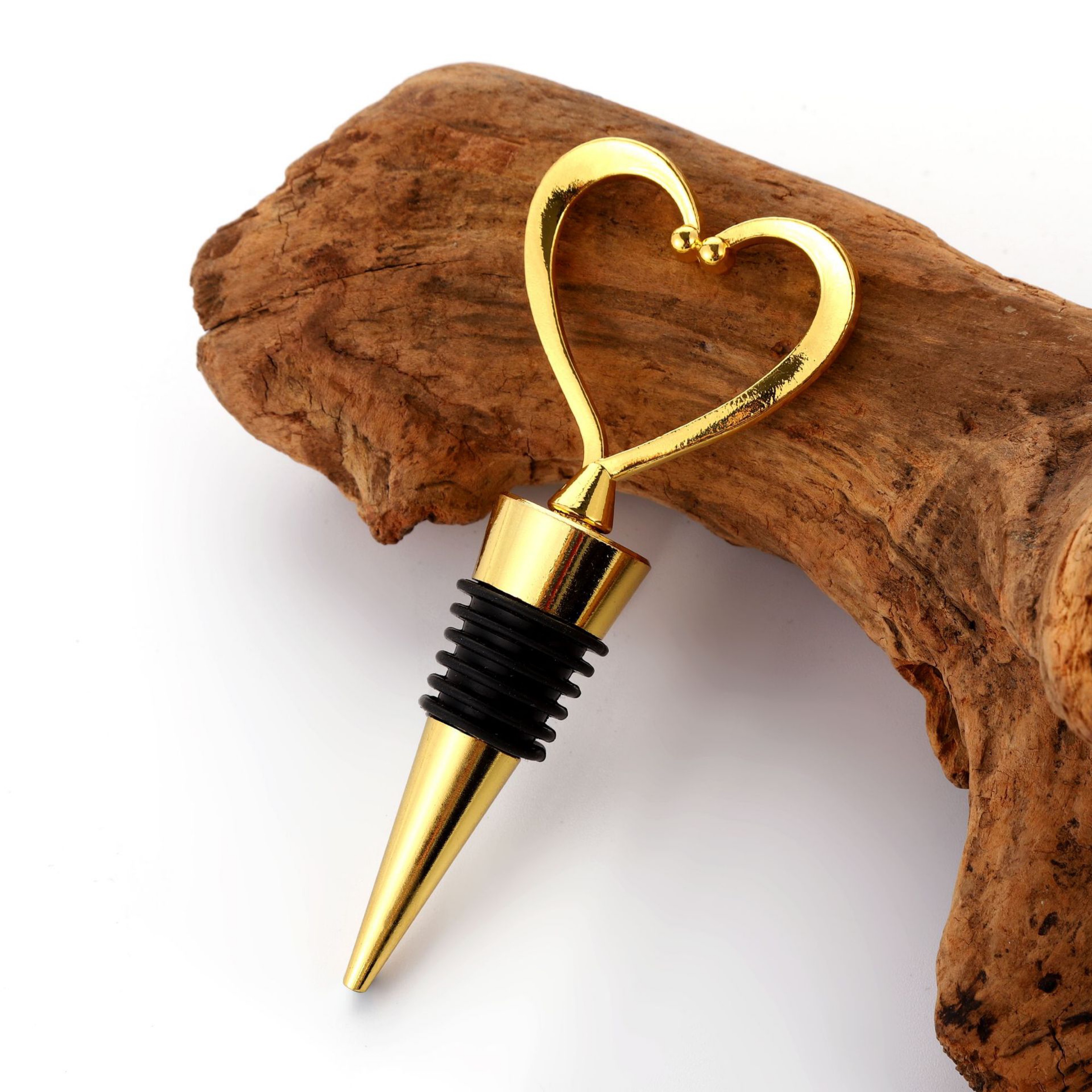 Dropshipping New Design OEM Wholesale Logo Metal Wine Bottle Stopper Extension Bar Round Ball Red Beadable Wine Stopper