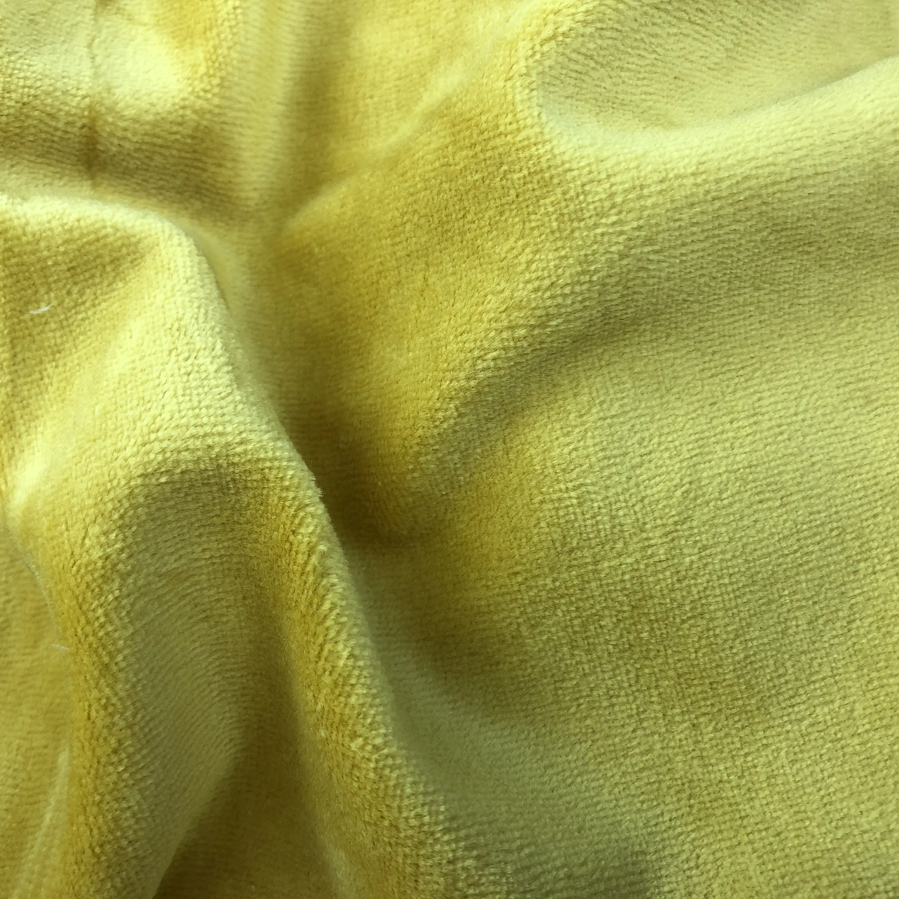 Good quality and cheap price Cotton velvet fabric for Warm winter clothing fabrics customize plain dyed color