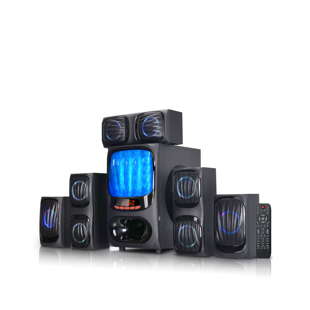 Высококачественный динамик 5,25 ''+ 3'' X5 выходная мощность 50 Вт + 15Wx5 для Hi-Fi Мультимедиа активной акустической системы