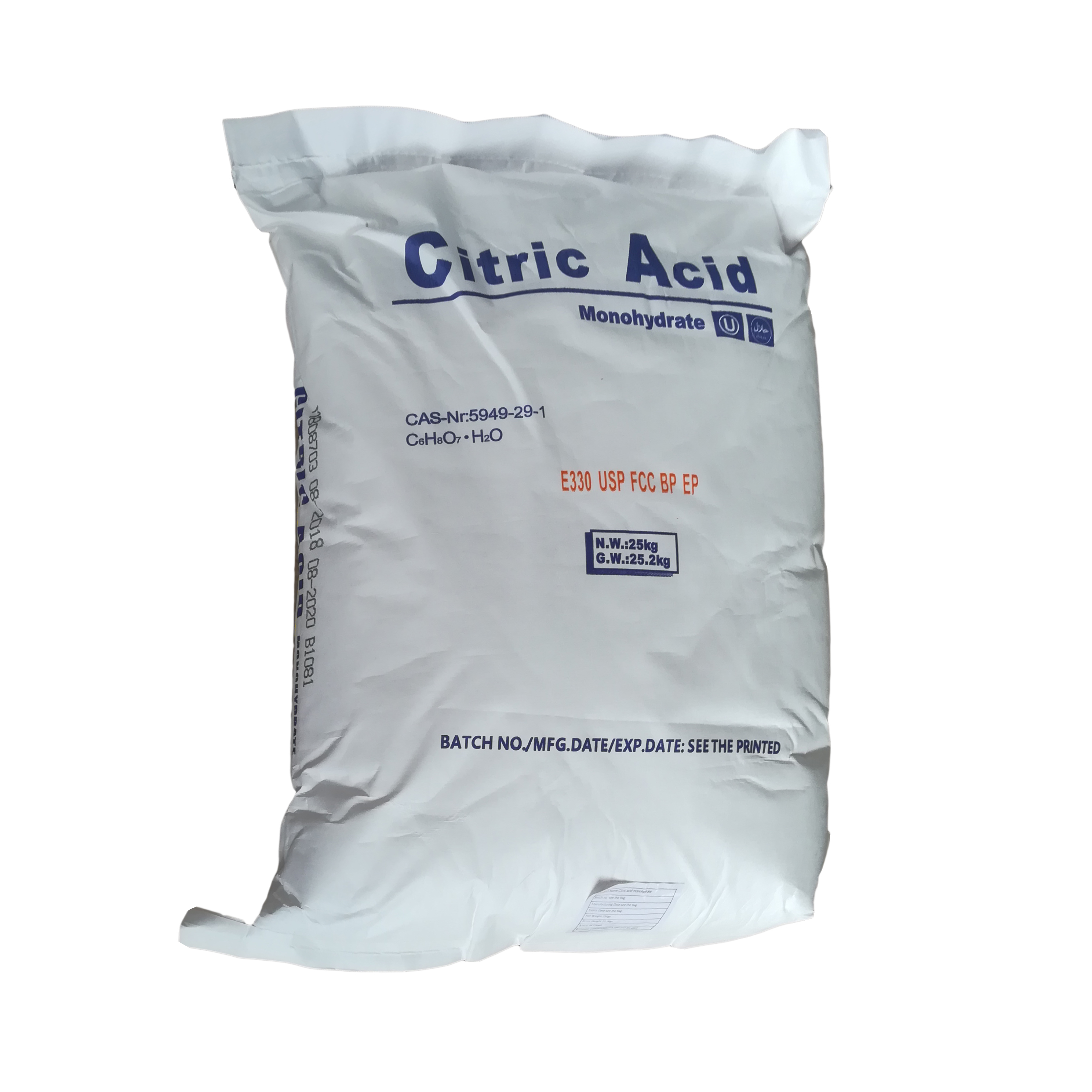 energy drink ttca citric acid monohydrate