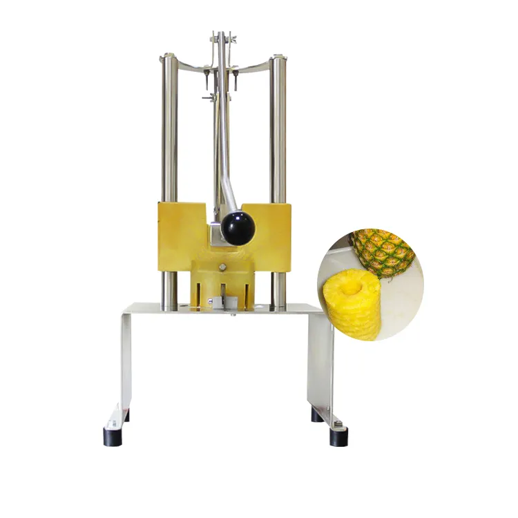 Commercial Root Vegetable Fruit pineapple peeling and coring machine