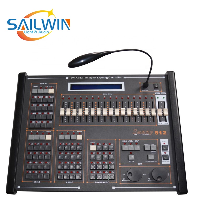 Диско-сценическое освещение Sunny 512 консоль dmx512 Контроллер инструкция