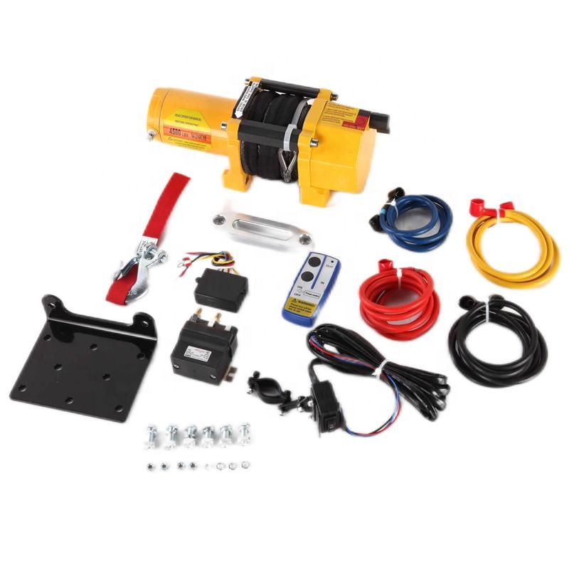 Новые поступления новый дизайн 4500 фунтов mini12V электрическая лебедка