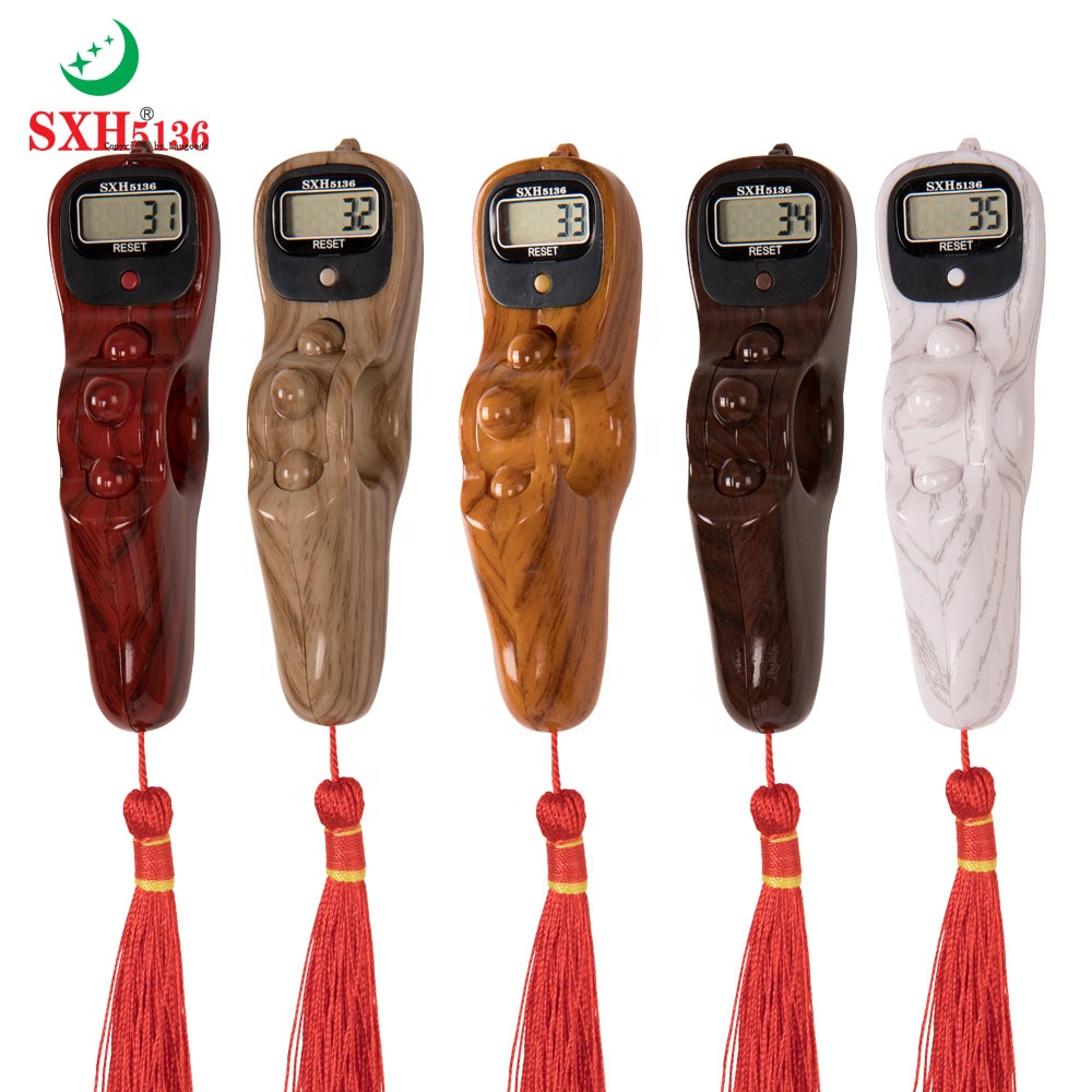 SXH5136 оптовая продажа с завода, деревянная цветная электроника, цифровой Tally Counter молитва, цифровой Tasbih