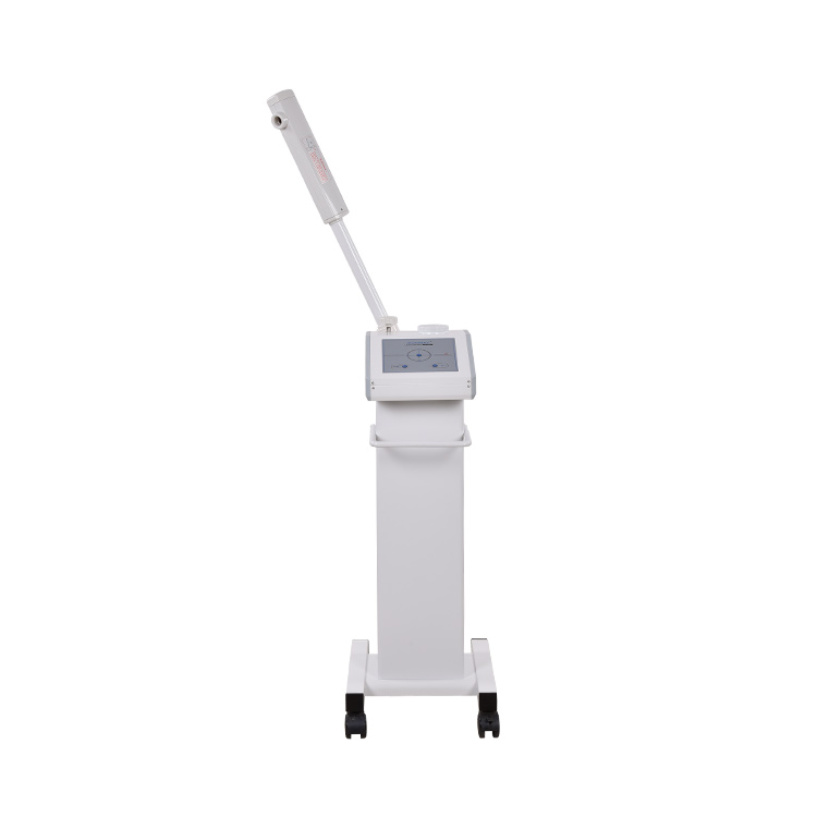 2021 hot selling factory direct beauty machine manufacturer facial steam warm vapor ozone with uv light metal steamer