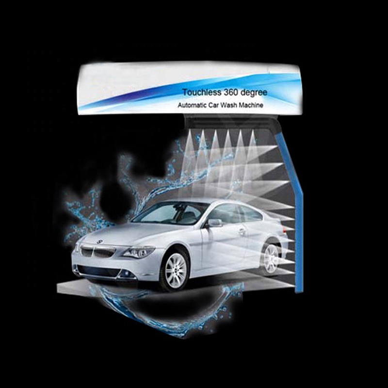 Автоматический Бесконтактный робот для мытья автомобилей 360 с одной рукой