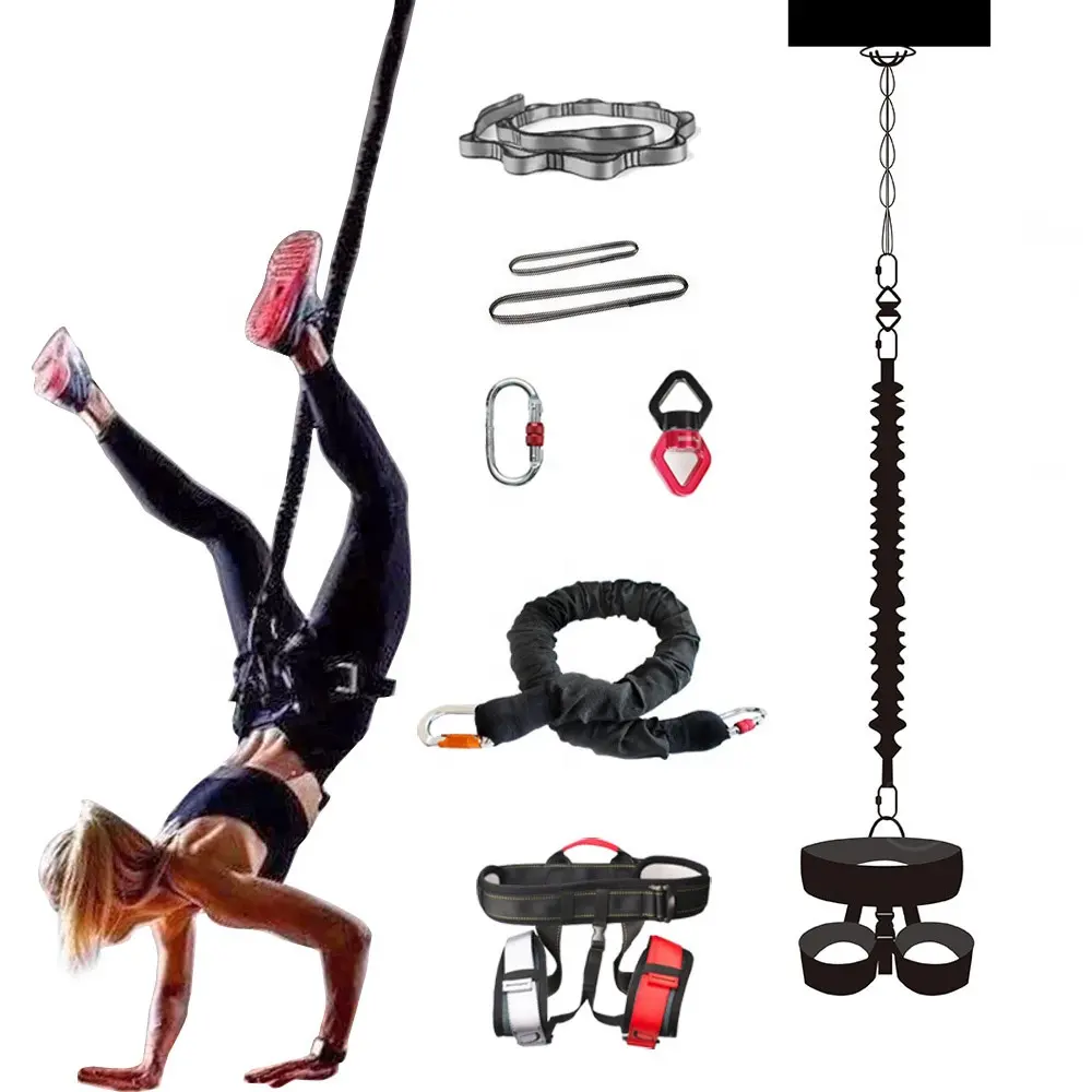 Bungee Cords Jumping Workout for Suspension Trainer Bungee Exercises Bungee Dance Fitness