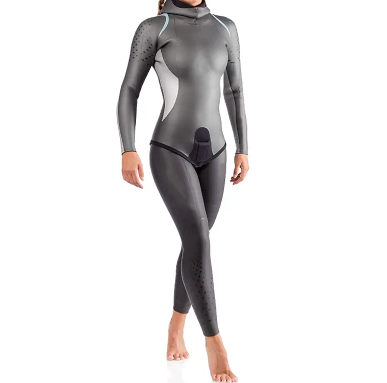 3mm High Quality Namliong Smooth skin Neoprene Women 2 Piece split spearfishing wetsuit 3mm wetsuit 5mm