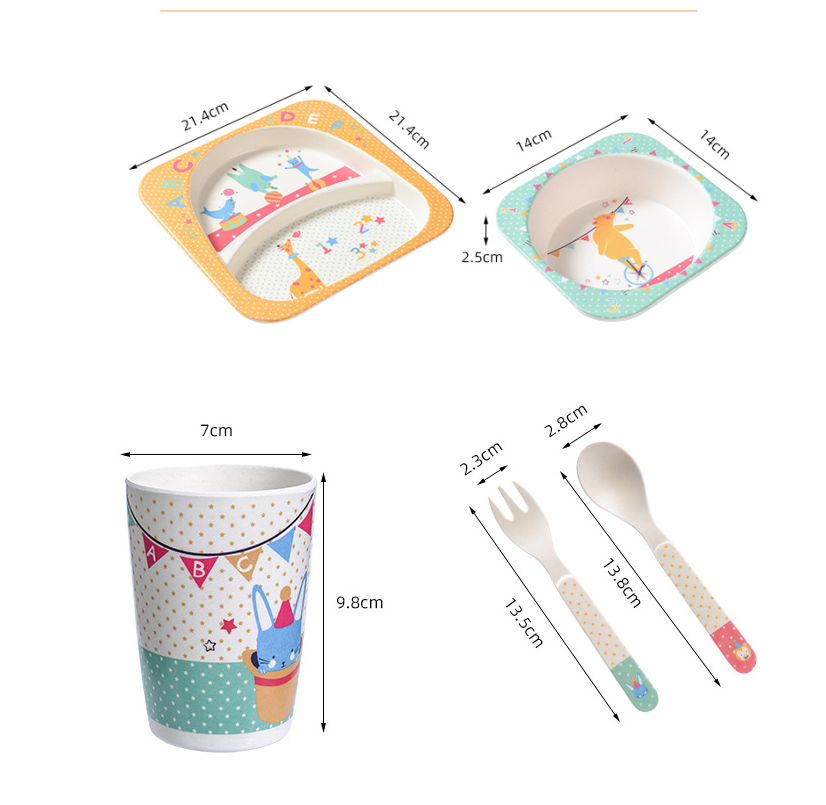 fortis-peida Catbaby children's tableware set