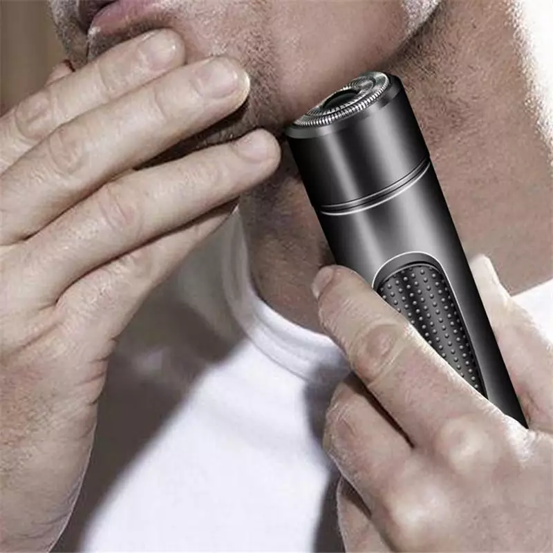 Mini USB Electric Shaver Rechargeable Electric Black Men Razor Hair Shaver For Travelling Foil Electric Shavers