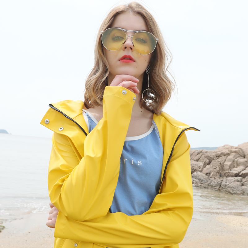 Rainfreem плащ куртка водонепроницаемые и ветрозащитные модели, которые отлично сохраняют тепло 100% из полиэстера и полиуретана, способный преодолевать Броды для взрослых молодых плащ пеший туризм
