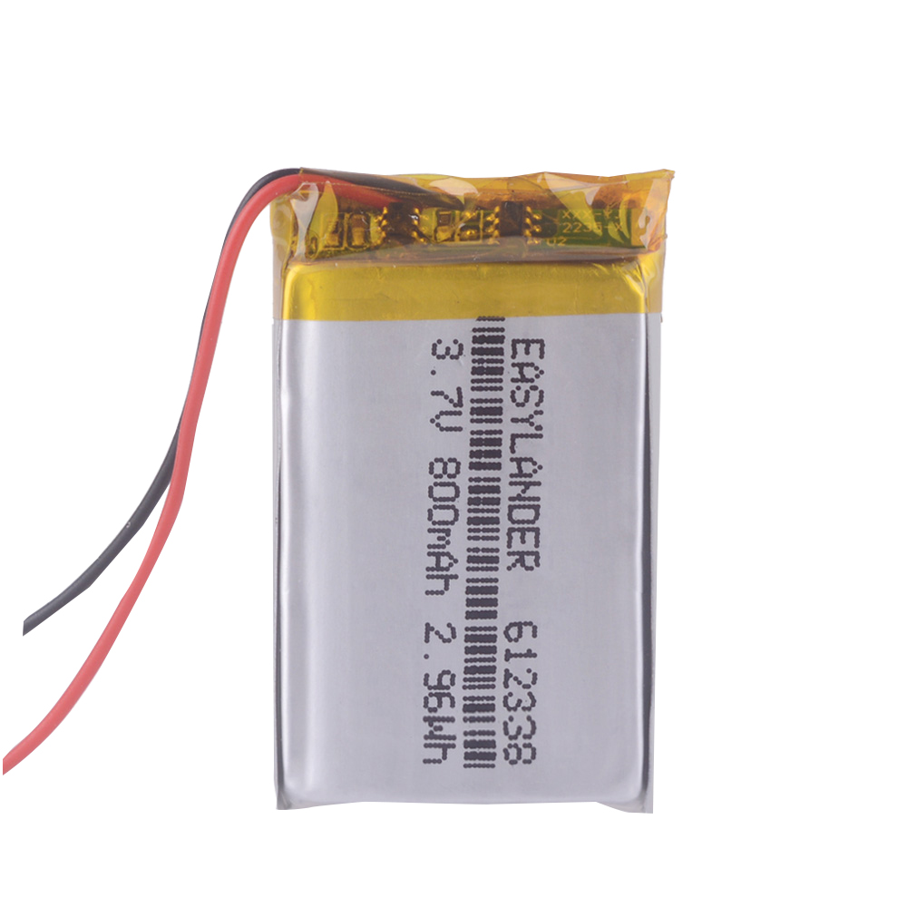 Литий-полимерный аккумулятор 3,7 V 800mAh 612338 Li-Po литий-ионная аккумуляторная батарея Lipo клетки для DVR GPS MP3 MP4 сотовый телефон bluetooth динамик