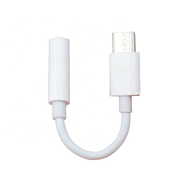 Кабель-адаптер для наушников с разъемом USB Type-C папа на гнездо 3,5 мм