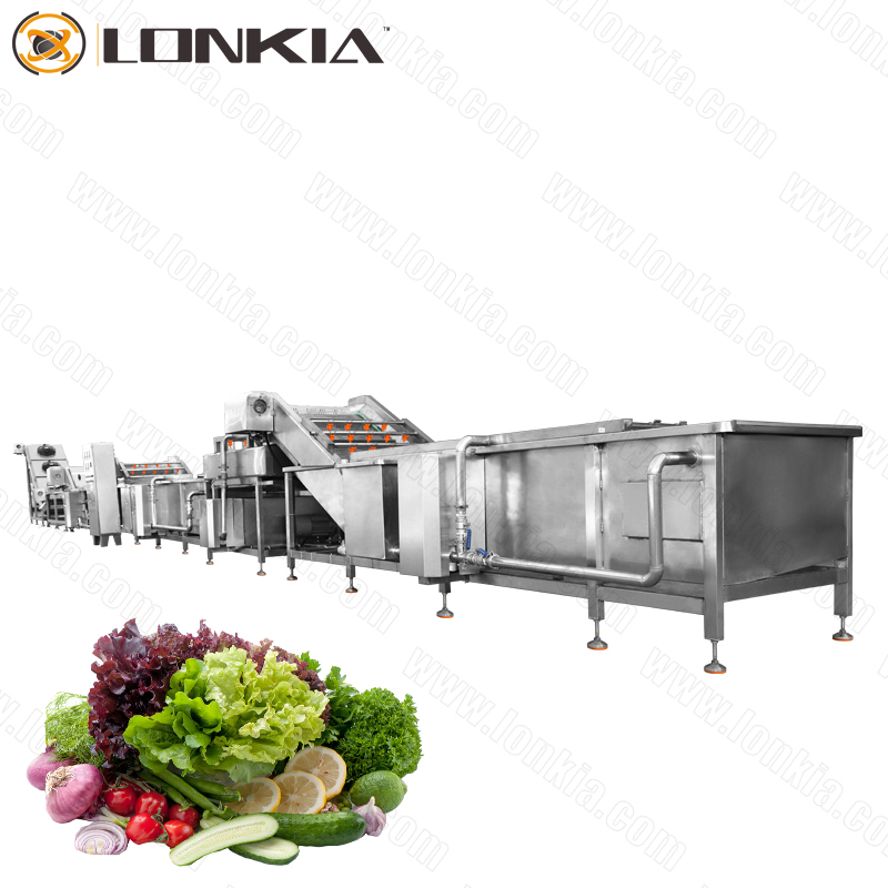 Lonkia China factory Commercial Potato Processing Line Sweet Potato Washing Peeling Cutting Machine