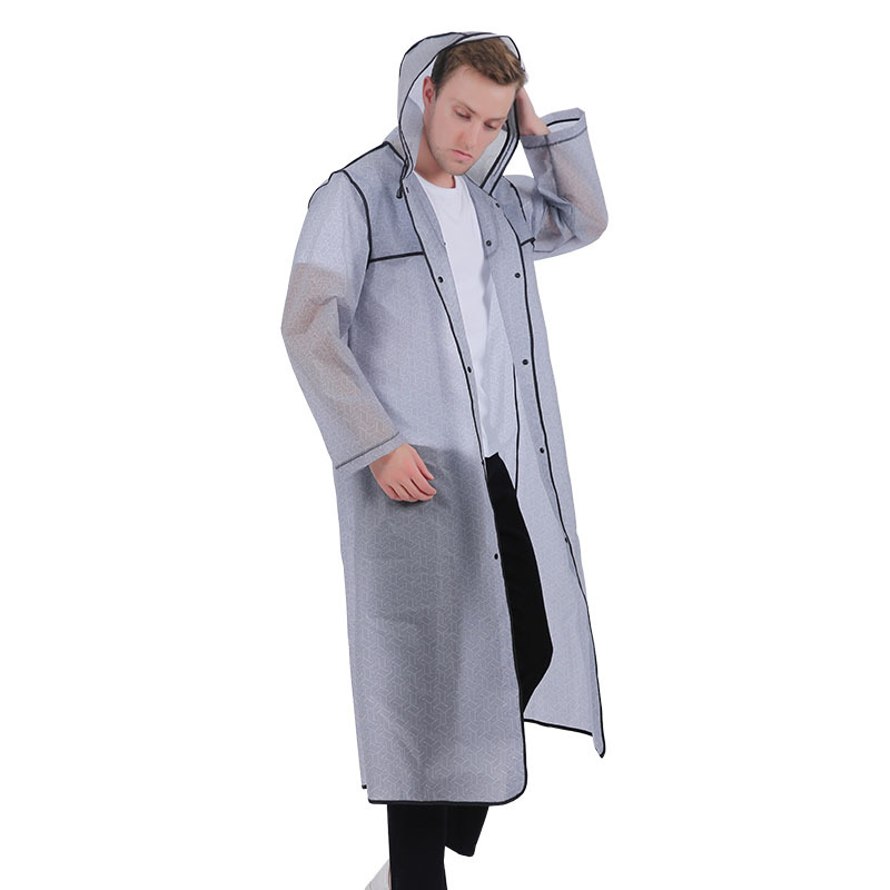 Custom Design Adult Eva Raincoat Men'S And Women'S Raincoats Outdoor Waterproof Unisex