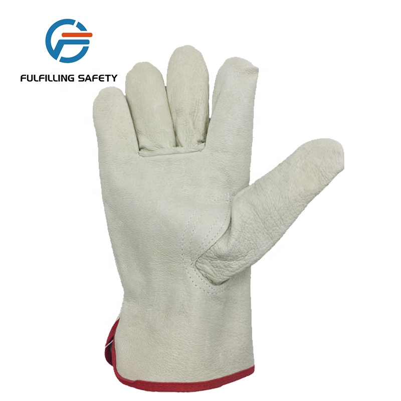 Перчатки водителя свиной кожи keystone thumb shirred упругие назад