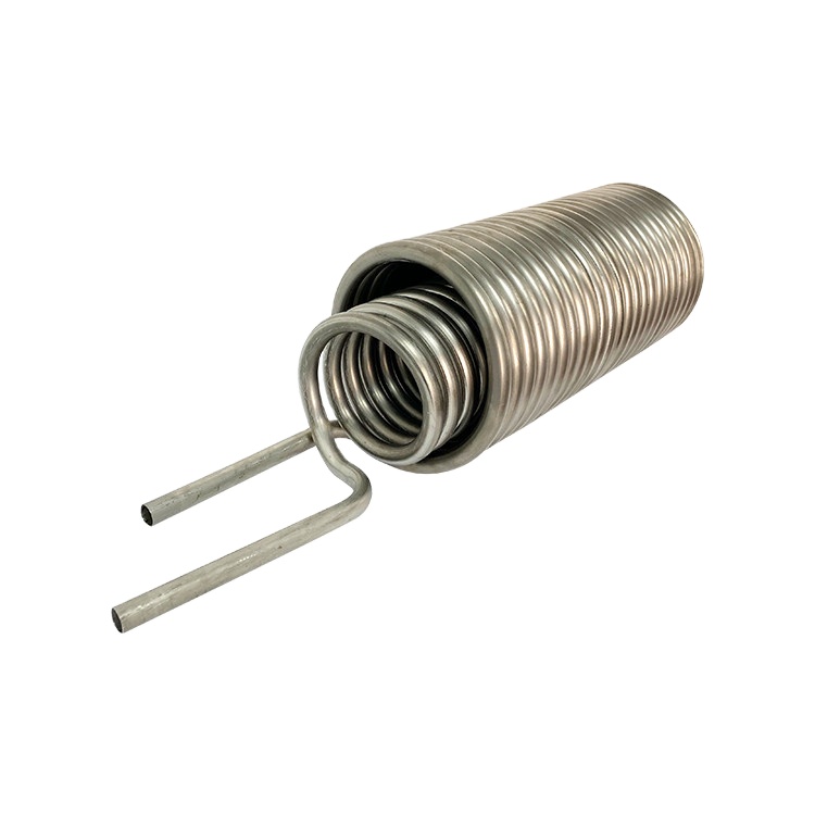 Industrial customized fast heating circles air cooler chiller titanium pip coil