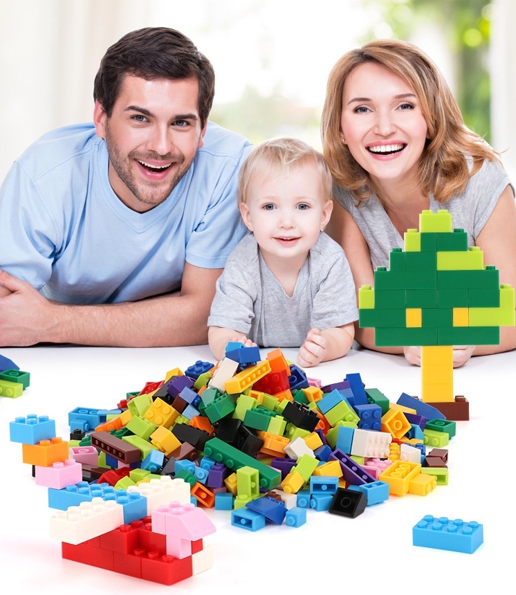 Building Blocks DIY Loose Parts Compatible for Lego Bricks Boxed Assembly Toys Small Box Bricks Model