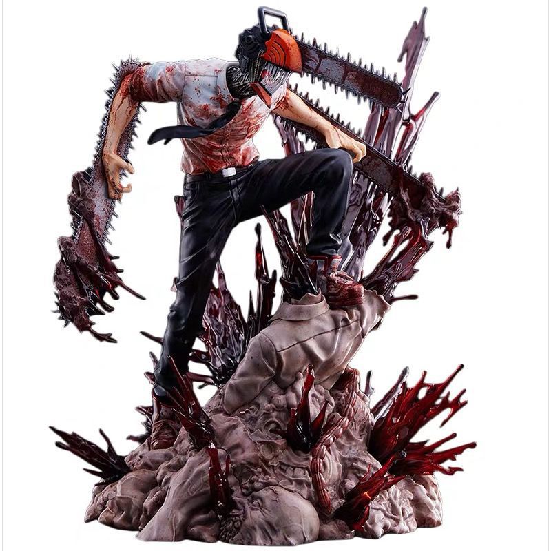 PVC Resin toys HIGH Quality Action & toy 31cm demon hunter standing posture Fight scenes Volkner anime figures chainsaw man