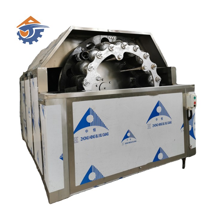 Industry Commercial Glass Bottle Label Removing Machine Bottle Rotary Brushing Machine