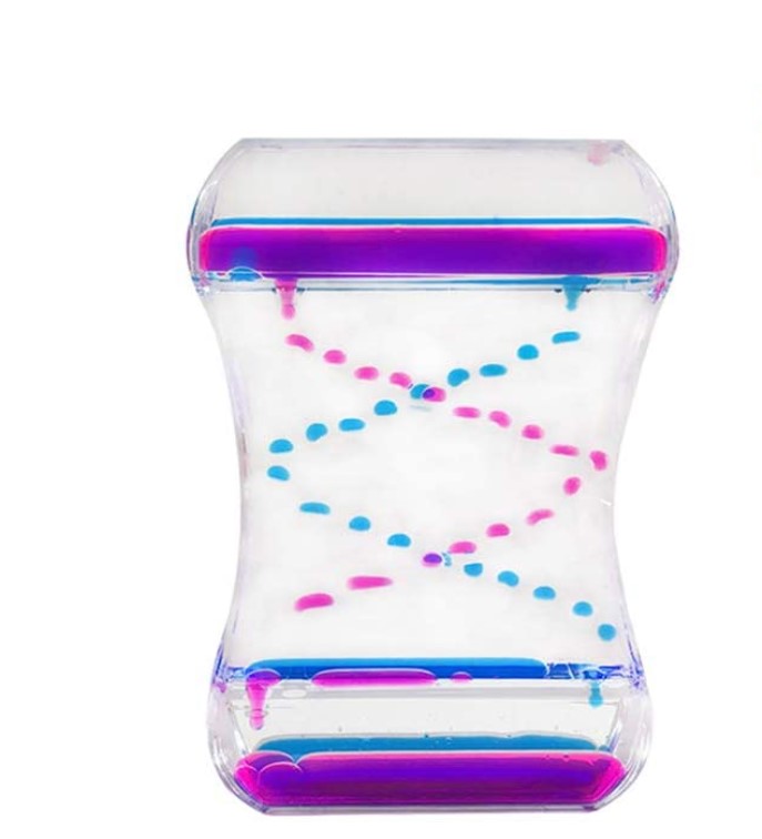 Жидкое движение Bubbler таймер для сенсорных игрушек для детей активности, спокойный расслабляющий аутизм игрушки