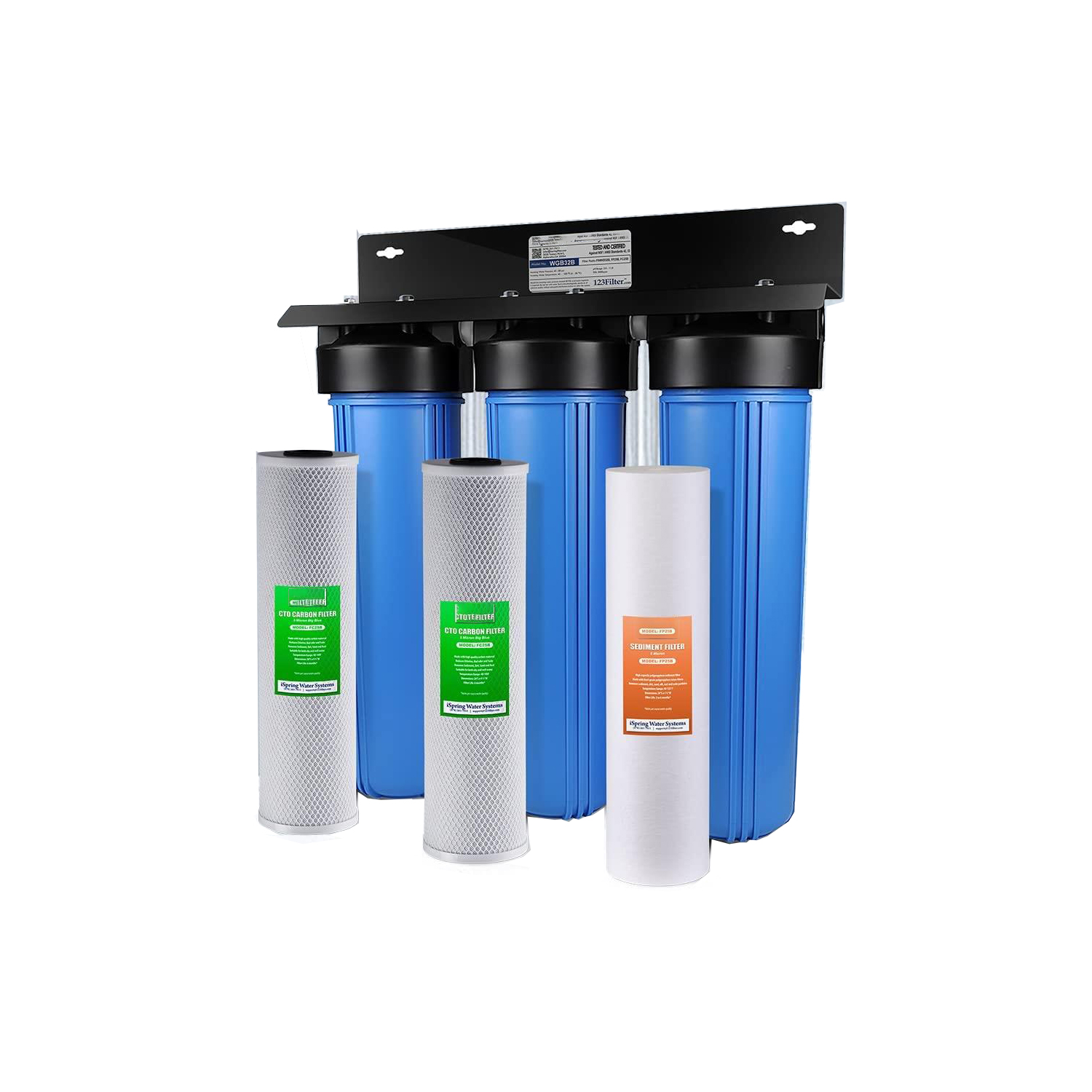 20 inch sediment and carbon block filters easy to install water filtration system whole house water softener