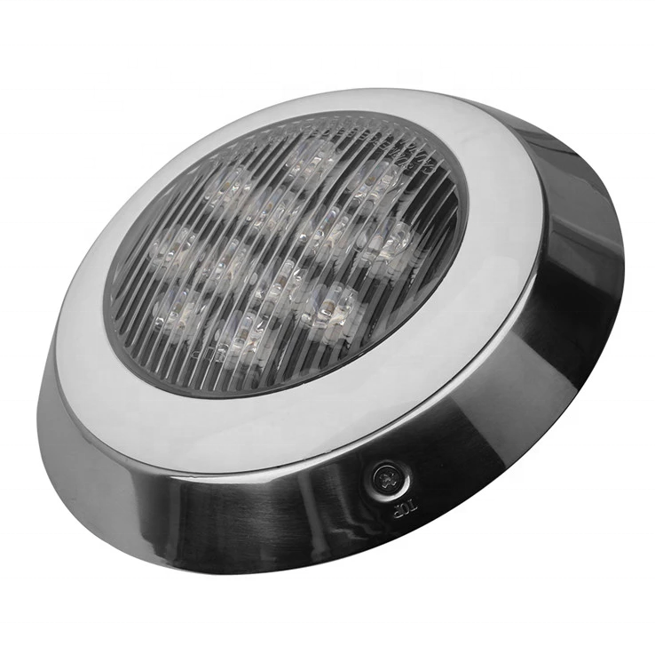 12V Input IP68 Waterproof Stainless Steel Materials Wall Mounted Swimming Pool Lights LED Underwater