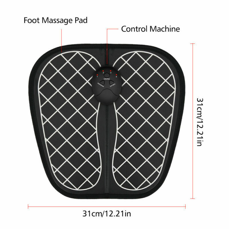 Электрический EMS массажер для ног Pad средства ухода за кожей стоп стимулятор массаж ног коврики улучшить кровообращение облегчить боль
