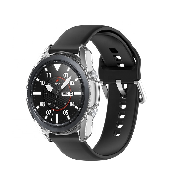 Сменный прозрачный чехол из ТПУ с вырезами для часов Samsung Galaxy Watch 3 45 мм