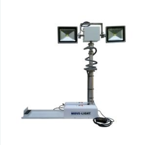 2m LED Move-Lighting System Standard LED Move Light System Vehicle Roof-mounted pneumatic telescopic mast system