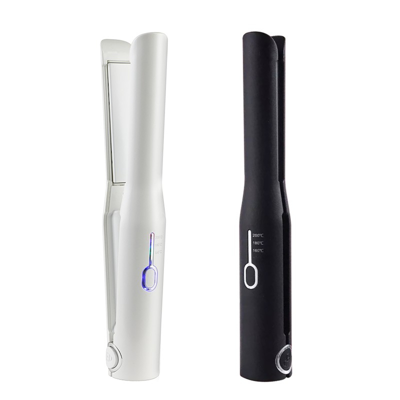 MENGLI Hot Selling Cordless Flat Iron Travel Portable Fast Heating USB 2 In 1 Wireless Hair Straightener
