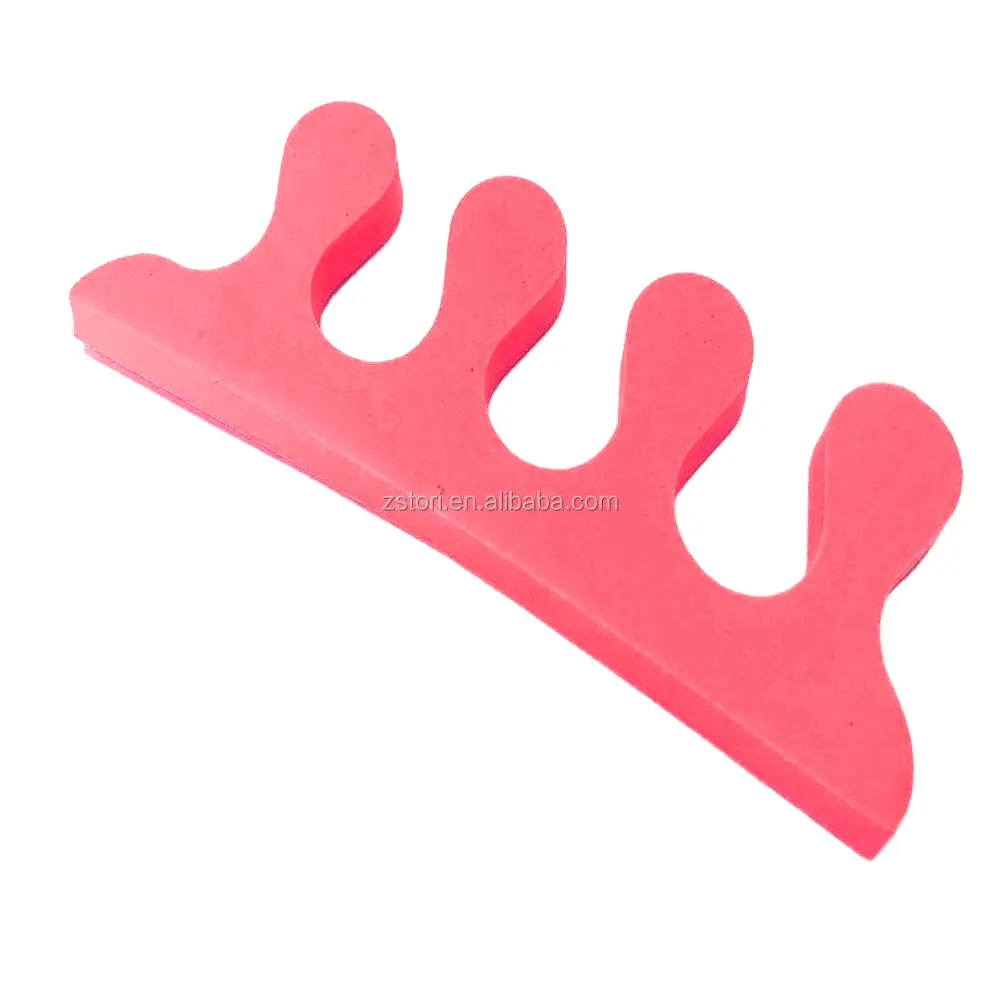 Disposable EVA Four Toes Foam Toe Separator For Nail Beauty use