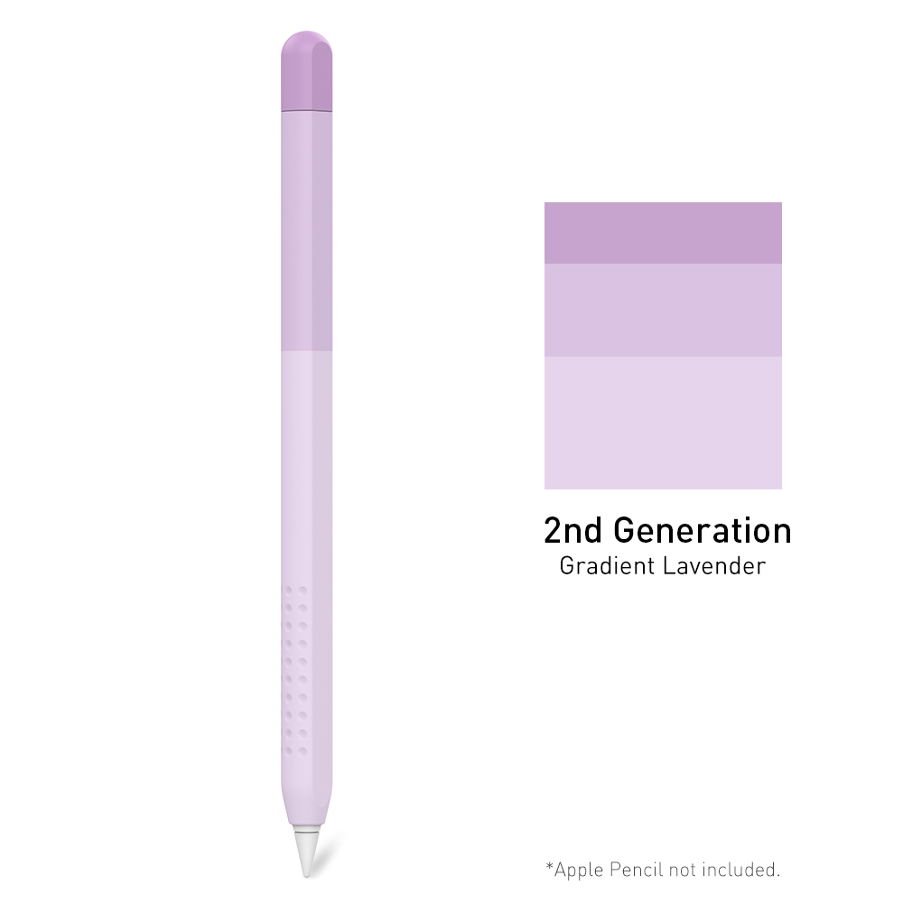 AhaStyle модный силиконовый чехол ультра тонкий для карандаша Apple Pencil с градиентный цветной защитный чехол совместим с Apple Pencil 2nd