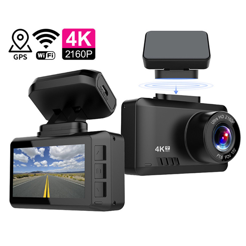 Эго 2,45 дюймов жест photocar камера 3840*2160P 30FPS со сверхвысоким разрешением Ultra HD DVR видео рекордер DVR GPS трекер nexar Dash Cam wifi 4k камера приборной панели