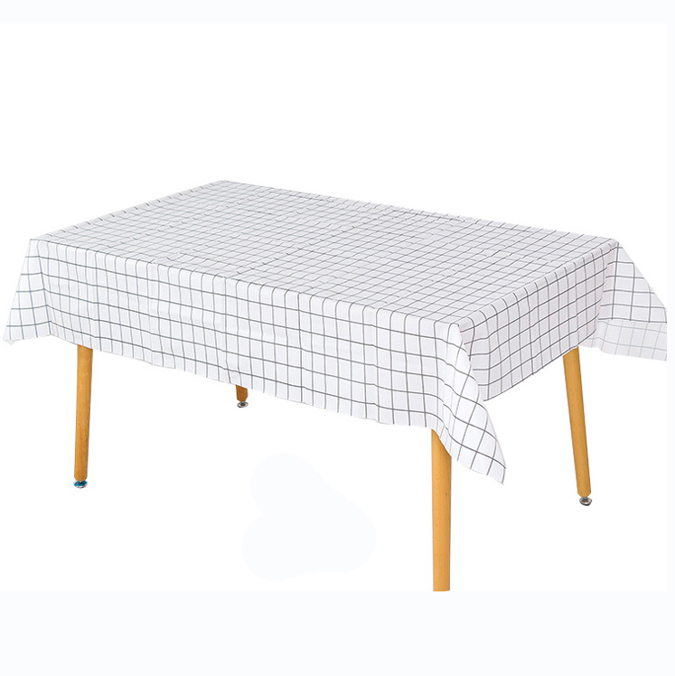 Bestlife Waterproof Oil-Proof And Wash-Free Pvc Decorations Table Cloth Disposable Table Cover Plastic Tablecloth