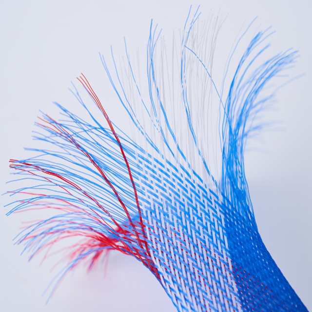 PET expandable braided sleeve 3.2mm flame retardant