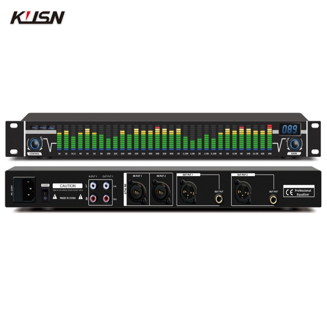 31-Band EQ Digital DSP Audio Equalizer High-Precision Sound Processing