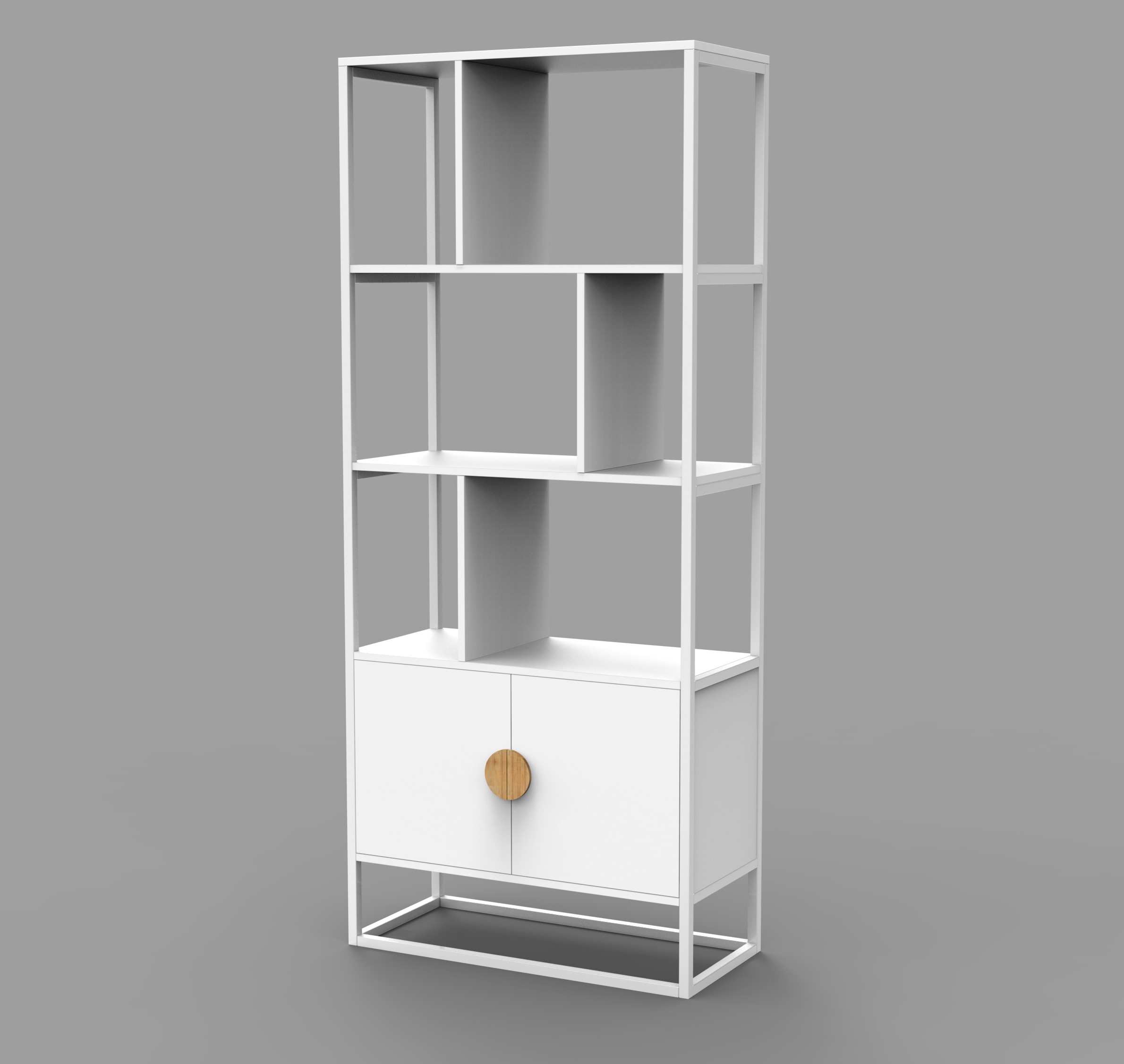 bookcase Bedroom Cabinet, American Style, Living Room Furniture Best, Made in China Black Home Furniture Custom Wood