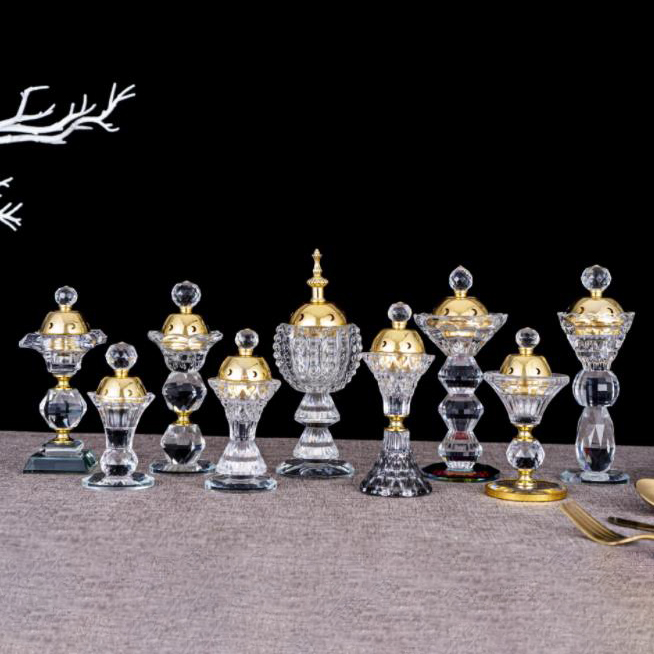 Factory directly sale usb electric plug in crystal arabic incense burner